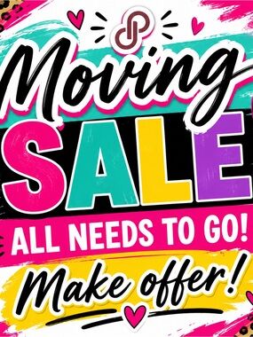 CLOSET MOVING SALE!